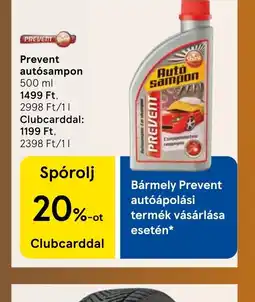 Tesco Prevent autsampon ajánlat