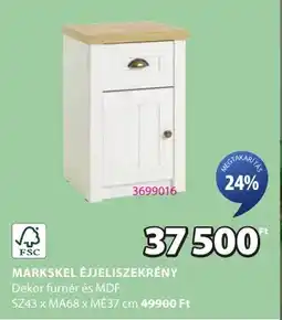 JYSK Markskel éjjeliszekrény ajánlat