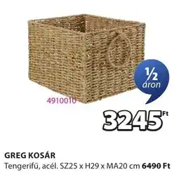 JYSK Greg kosár ajánlat