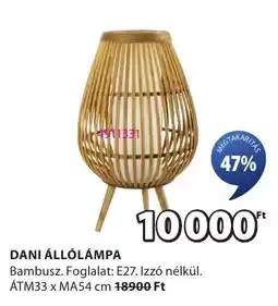 JYSK Dani állólámpa ajánlat