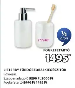 JYSK Listerby fürdőszobai kiegészítők ajánlat