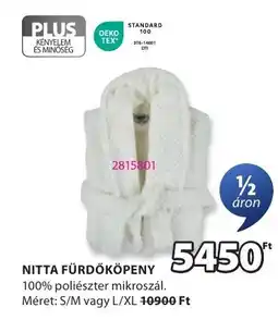 JYSK Nitta fürdőköpeny ajánlat