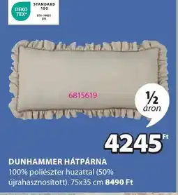 JYSK Dunhammer hátpárna ajánlat