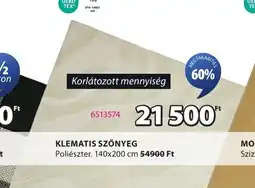 JYSK Klematis szőnyeg ajánlat