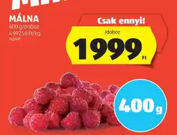 ALDI Málna ajánlat