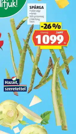 ALDI Spárga ajánlat
