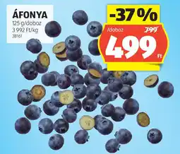ALDI Áfonya ajánlat