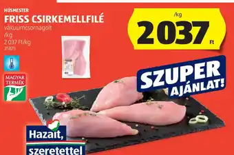 ALDI Húsmester friss csirkemellfilé ajánlat