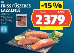 ALDI Bbq friss fűszeres lazacfilé ajánlat
