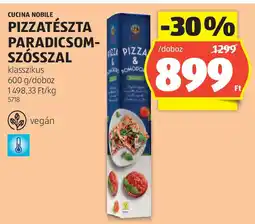 ALDI Cucina nobile pizzatészta paradicsom- szósszal ajánlat