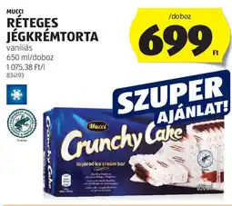 ALDI Mucci réteges jégkrémtorta ajánlat
