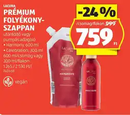 ALDI Lacura prémium folyékony- szappan ajánlat