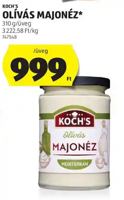 ALDI Koch's olívás majonéz ajánlat