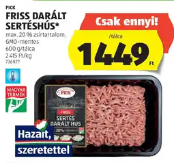 ALDI Pick friss darált sertéshús ajánlat
