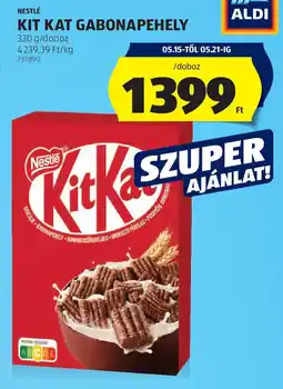 ALDI Nestlé kit kat gabonapehely ajánlat