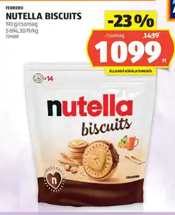 ALDI Ferrero nutella biscuits ajánlat