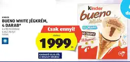 ALDI Kinder bueno white jégkrém ajánlat
