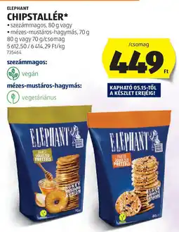 ALDI Elephant chipstallér ajánlat
