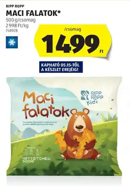 ALDI Ripp ropp maci falatok ajánlat