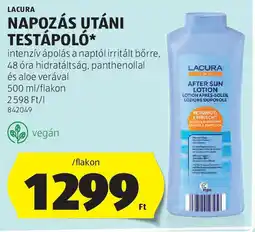 ALDI Lacura napozás utáni testápoló ajánlat