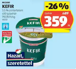 ALDI Milsani kefir ajánlat