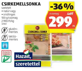 ALDI Csirkemellsonka ajánlat