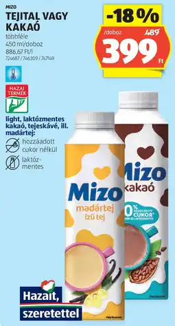 ALDI Mizo tejital vagy kakaó ajánlat