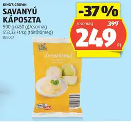 ALDI King's crown savanyú káposzta ajánlat