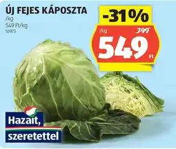 ALDI Új fejes káposzta ajánlat