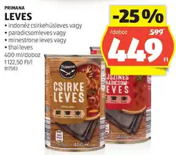 ALDI Primana leves ajánlat