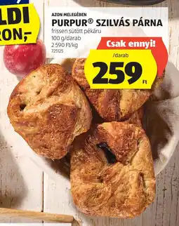 ALDI Azon melegében purpur szilvás párna ajánlat