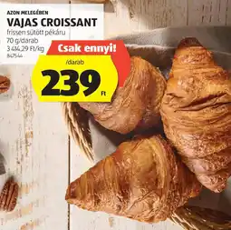 ALDI Azon melegében vajas croissant ajánlat