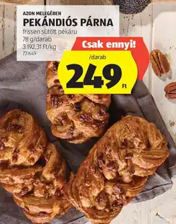 ALDI Azon melegében pekándiós párna ajánlat