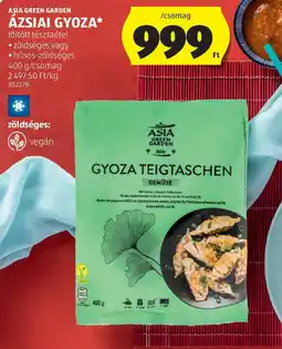 ALDI Asia green garden ázsiai gyoza ajánlat