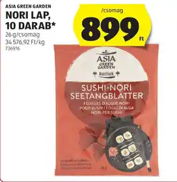 ALDI ASIA GREEN GARDEN NORI LAP ajánlat