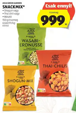 ALDI Asia green garden snackmix ajánlat