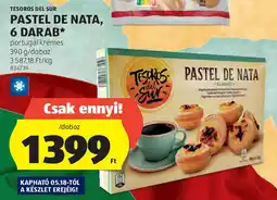 ALDI Tesoros del sur pastel de nata ajánlat