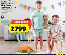 ALDI Lily & dan kisgyermek kétrészes dzsörzészett ajánlat