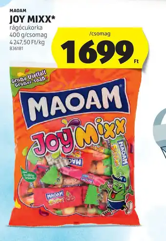ALDI Maoam joy mixx ajánlat