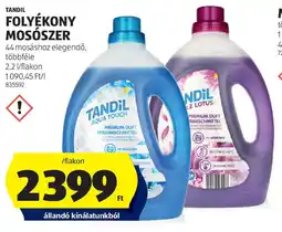 ALDI Tandil folyékony mosószer ajánlat