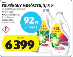 ALDI Ariel folyékony mosószer ajánlat