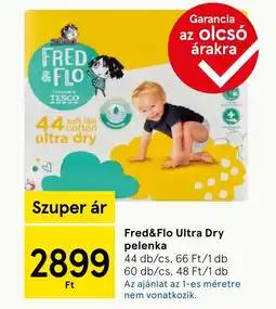 Tesco Fred&Flo Ultra Dry pelenka ajánlat