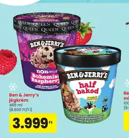 Spar Ben & Jerry's Jégkrém ajánlat