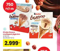 Spar Kinder Bueno multipack jégkrém ajánlat