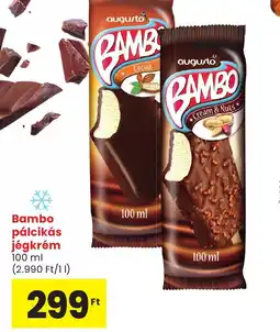 Spar Bambo pálcikás jégkrém ajánlat