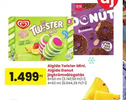 Spar Algida Twister Mini, Algida Donut Jégkrémválogatás ajánlat