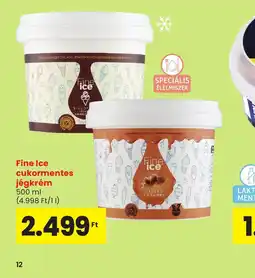Spar Fine Ice cukormentes jégkrém ajánlat