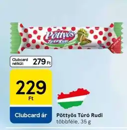 Tesco PÖTTYÖS Túró Rudi ajánlat