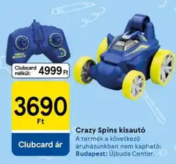 Tesco Crazy Spins kisautó ajánlat