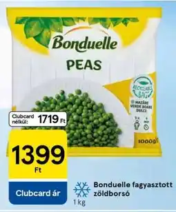 Tesco Bonduelle fagyasztott zöldborsó ajánlat